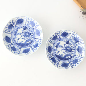 Small Plate Underglaze Blue Fuyo-de 10㎝/4in | Arita Ware