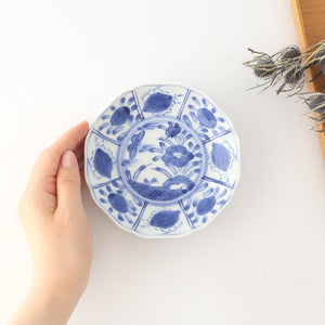 Small Plate Underglaze Blue Fuyo-de 10㎝/4in | Arita Ware