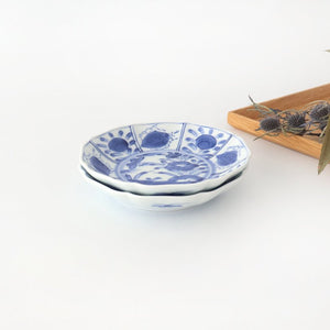 Small Plate Underglaze Blue Fuyo-de 10㎝/4in | Arita Ware