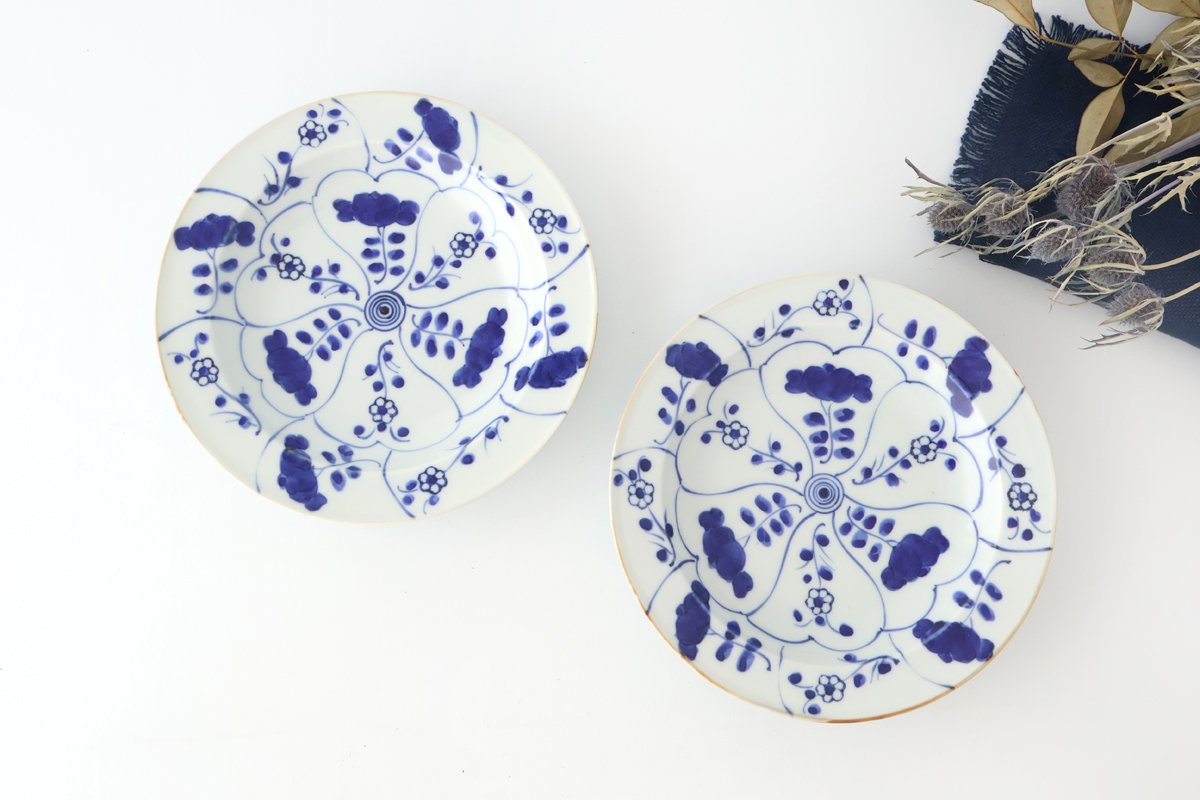 Rim Large Plate Nazuna Imari Ware | Arita Ware