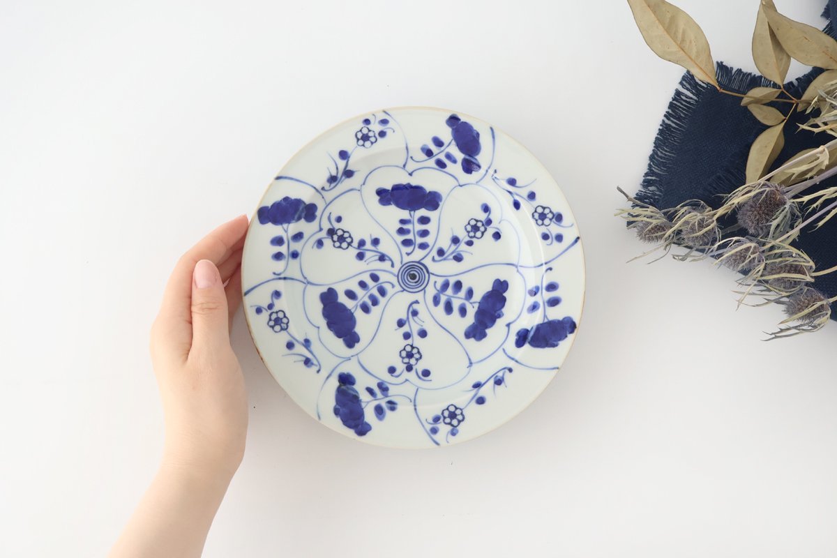 Rim Large Plate Nazuna Imari Ware | Arita Ware