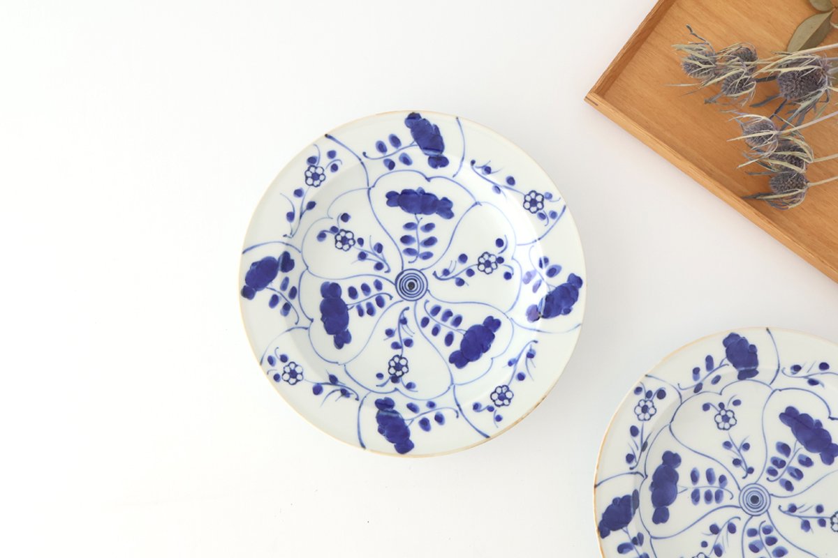 Rim Large Plate Nazuna Imari Ware | Arita Ware