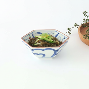 Small Hexagonal Bowl Children's Pattern  | Kobachi Hasami Ware