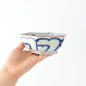 Small Hexagonal Bowl Children's Pattern｜Kobachi Hasami Ware