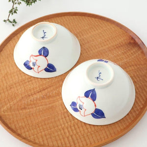 Rice Bowl Red Camellia | Arita Ware