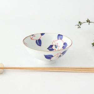 Rice Bowl Red Camellia | Arita Ware