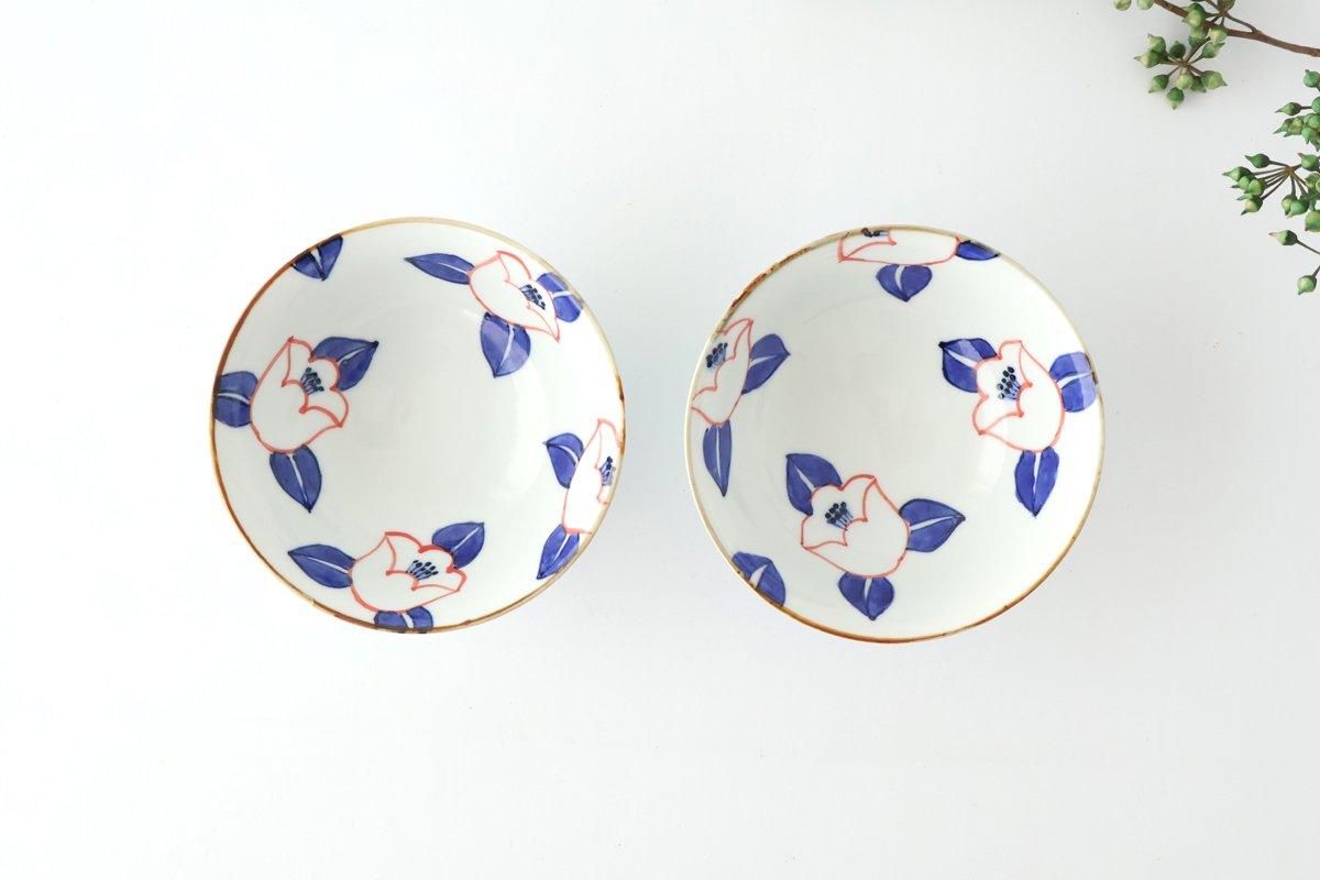 Rice Bowl Red Camellia | Arita Ware