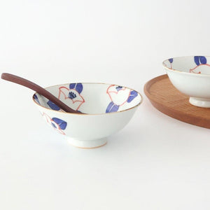 Rice Bowl Red Camellia | Arita Ware