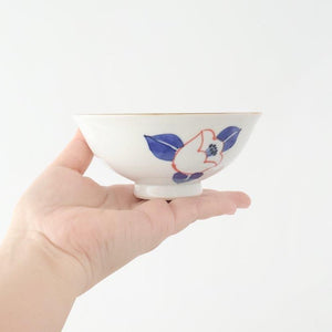 Rice Bowl Red Camellia | Arita Ware