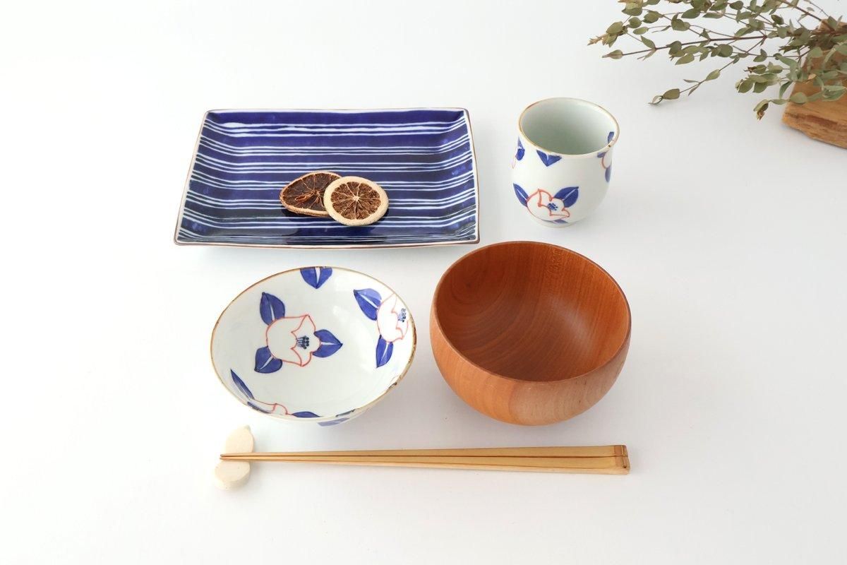 Rice Bowl Red Camellia | Arita Ware