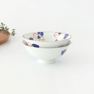 Rice Bowl Red Camellia | Arita Ware