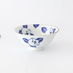 Rice Bowl Blue Camellia | Arita Ware