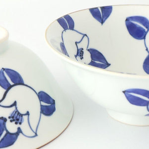 Rice Bowl Blue Camellia | Arita Ware