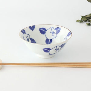 Rice Bowl Blue Camellia | Arita Ware