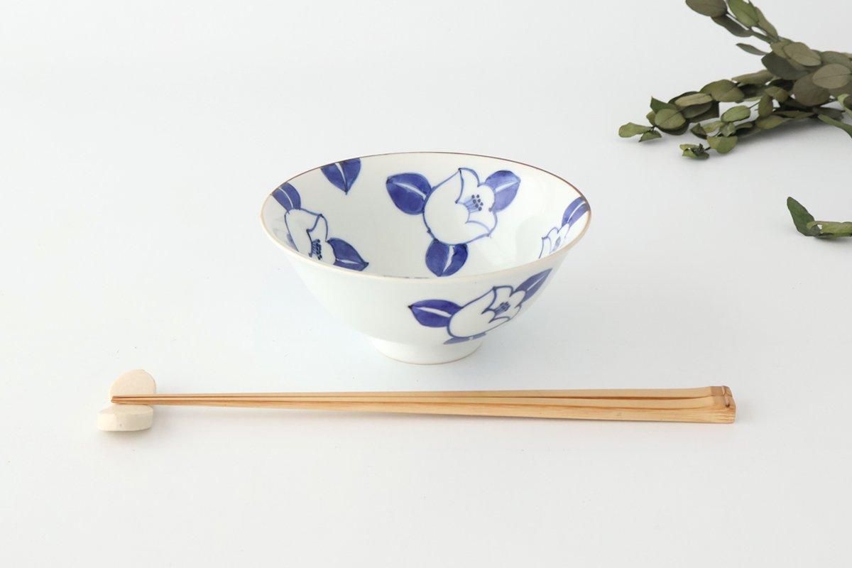Rice Bowl Blue Camellia | Arita Ware