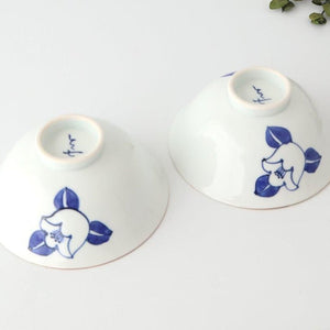 Rice Bowl Blue Camellia | Arita Ware