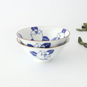 Rice Bowl Blue Camellia | Arita Ware