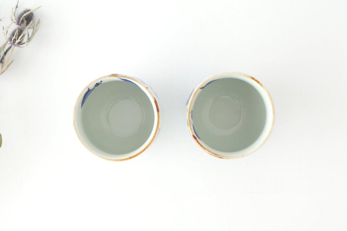 Japanese Cup Blue Camellia | Yunomi Arita Ware