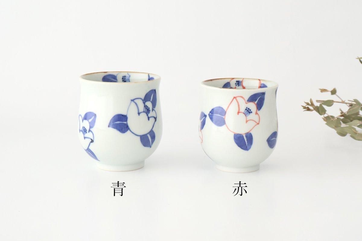 Japanese Cup Blue Camellia | Yunomi Arita Ware