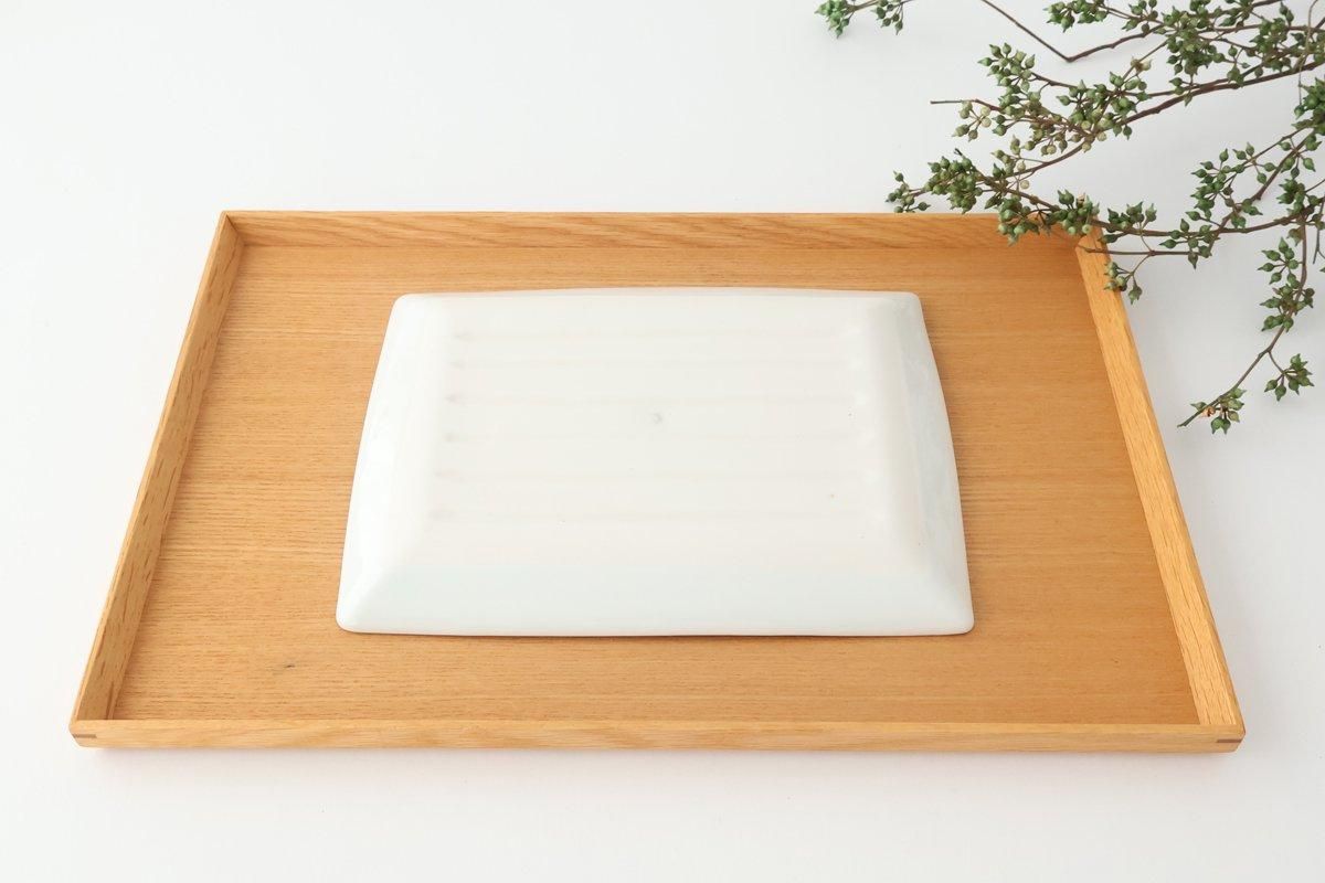 Rectangle Plate Bule Rim | Sushi Plate Arita Ware
