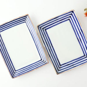 Rectangle Plate Lattice Pattern | Sushi Plate Arita Ware