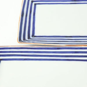Rectangle Plate Lattice Pattern | Sushi Plate Arita Ware