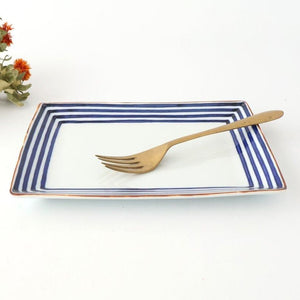 Rectangle Plate Lattice Pattern | Sushi Plate Arita Ware