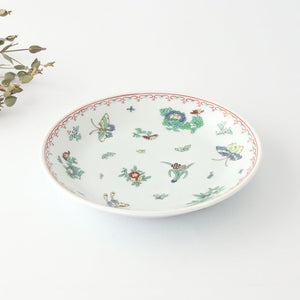 Deep Plate Butterfly Pattern 18㎝/7in | Hasami Ware