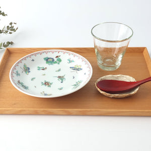 Deep Plate Butterfly Pattern 18㎝/7in | Hasami Ware