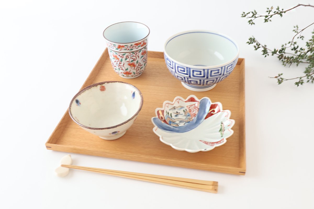 Round Bowl Blue Nanban Pattern｜Kobachi Hasami Ware