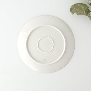 Yoshida Ware Round Plate Flower-dot 21cm/8.3in