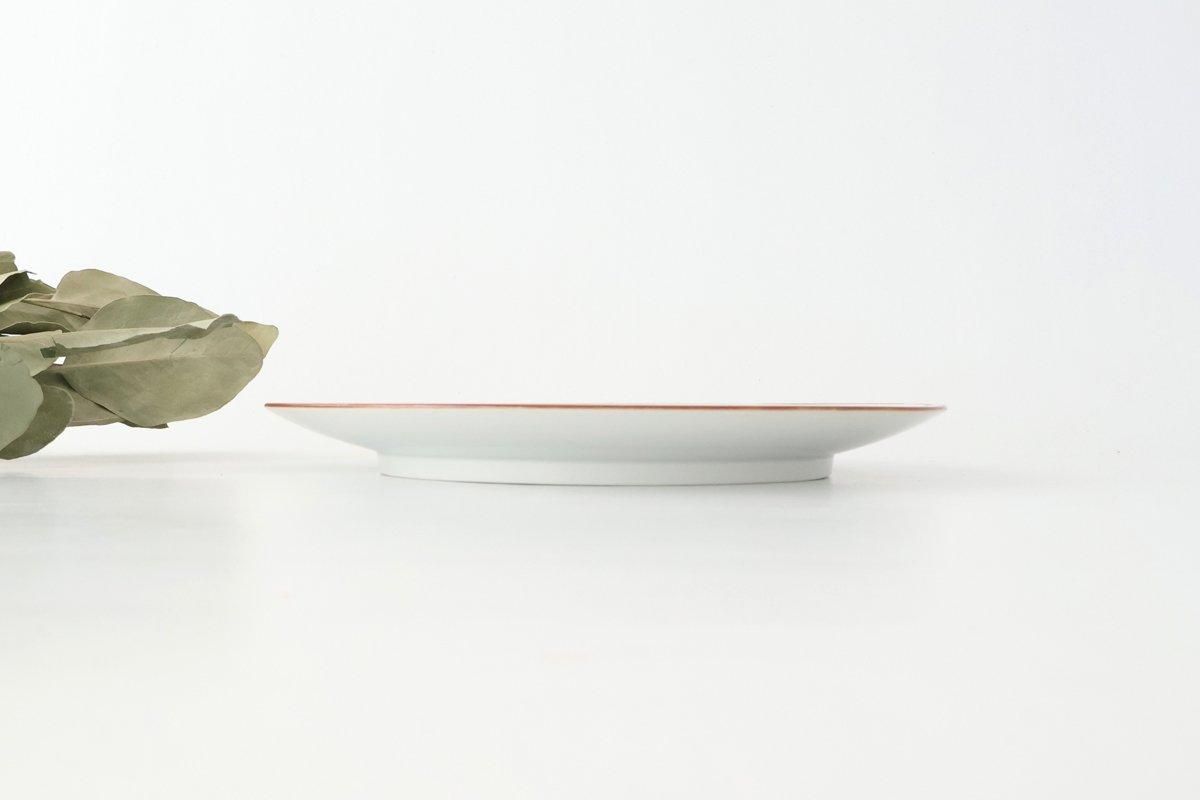 Yoshida Ware Round Plate Flower-dot 21cm/8.3in