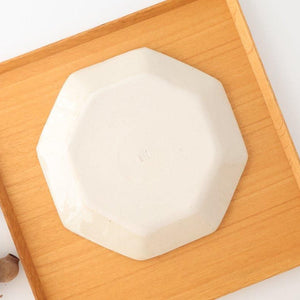 Octagonal Plate Blue Flower Annan | Mino Ware