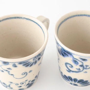 Mug Blue Flower Annan | Mino Ware