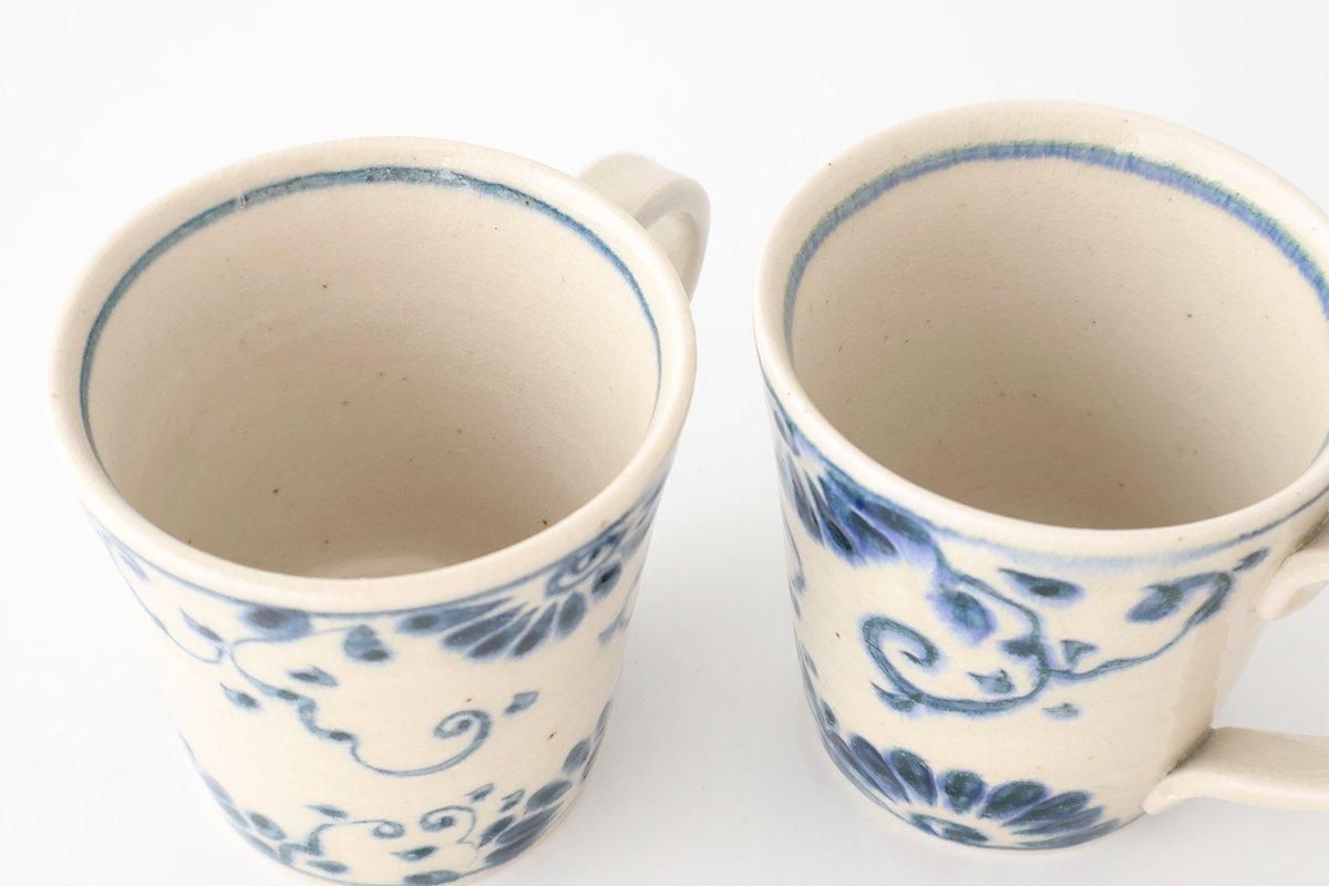 Mug Blue Flower Annan | Mino Ware