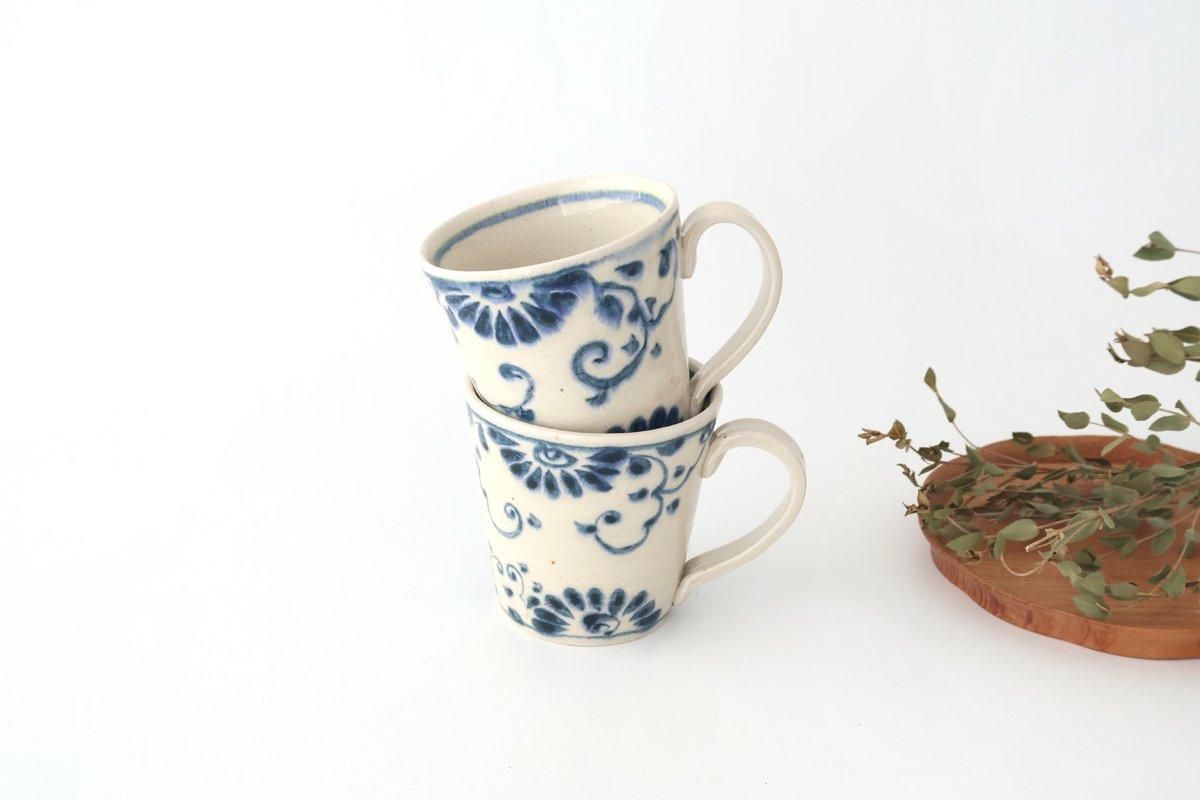Mug Blue Flower Annan | Mino Ware