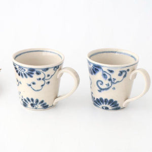 Mug Blue Flower Annan | Mino Ware