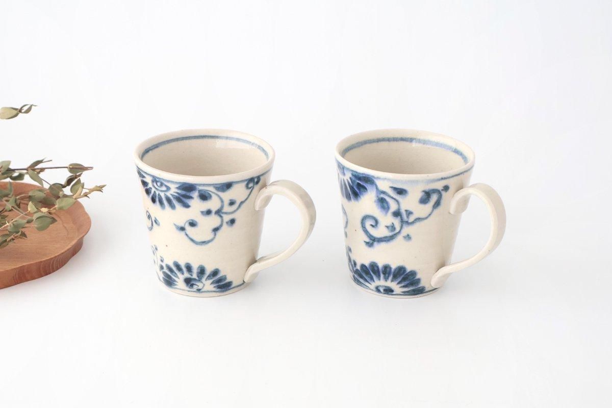 Mug Blue Flower Annan | Mino Ware