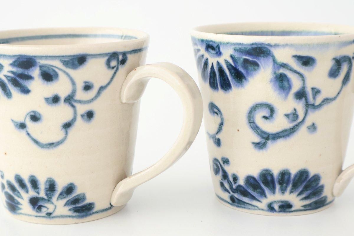 Mug Blue Flower Annan | Mino Ware