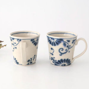 Mug Blue Flower Annan | Mino Ware