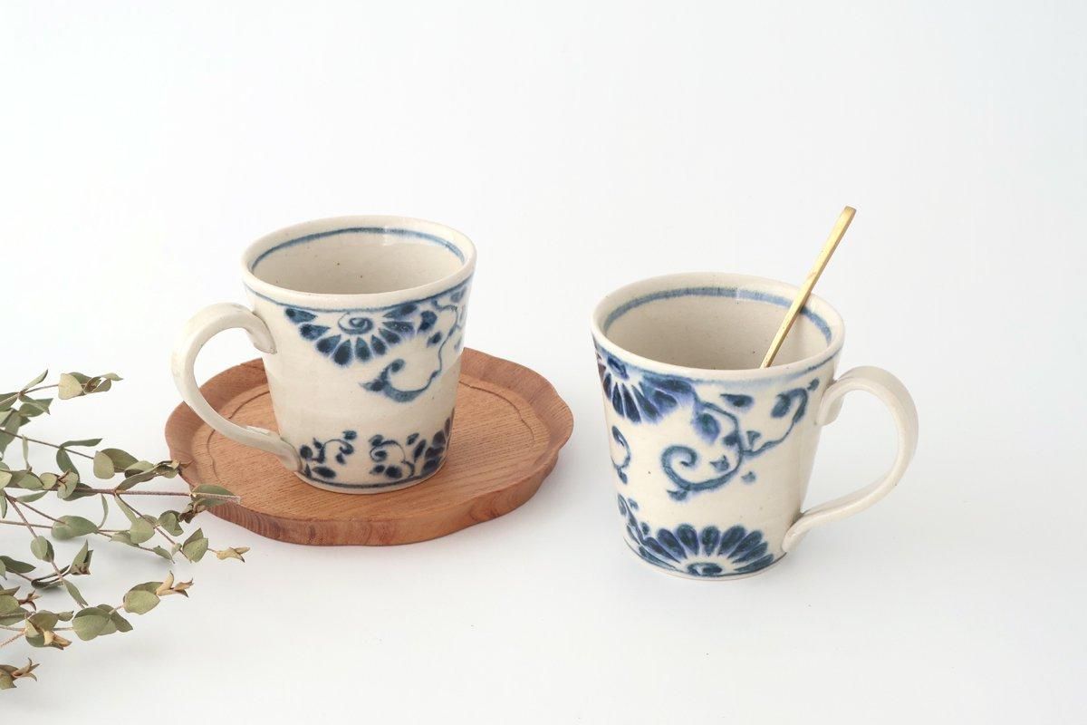 Mug Blue Flower Annan | Mino Ware