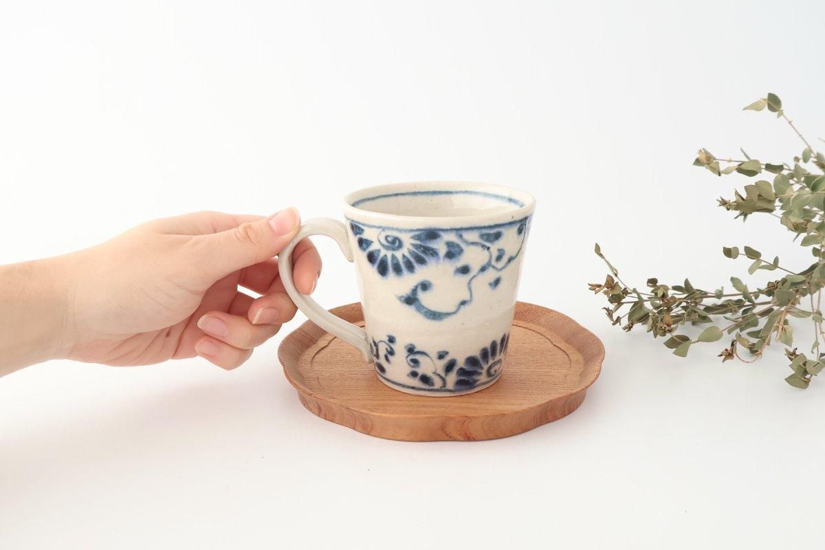 Mug Blue Flower Annan | Mino Ware