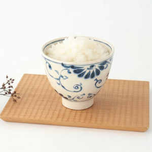 Small Donbiri Blue Flower Annan 12cm/4.7in | Kobachi Mino Ware