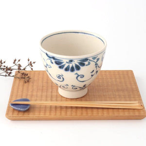 Small Donbiri Blue Flower Annan 12cm/4.7in | Kobachi Mino Ware