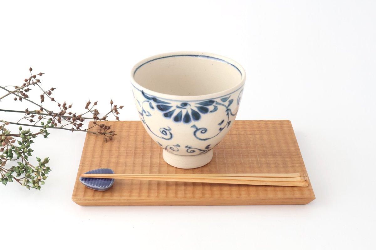 Small Donbiri Blue Flower Annan 12cm/4.7in | Kobachi Mino Ware