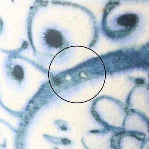 Mug Blue Big Flower Annan | Mino Ware