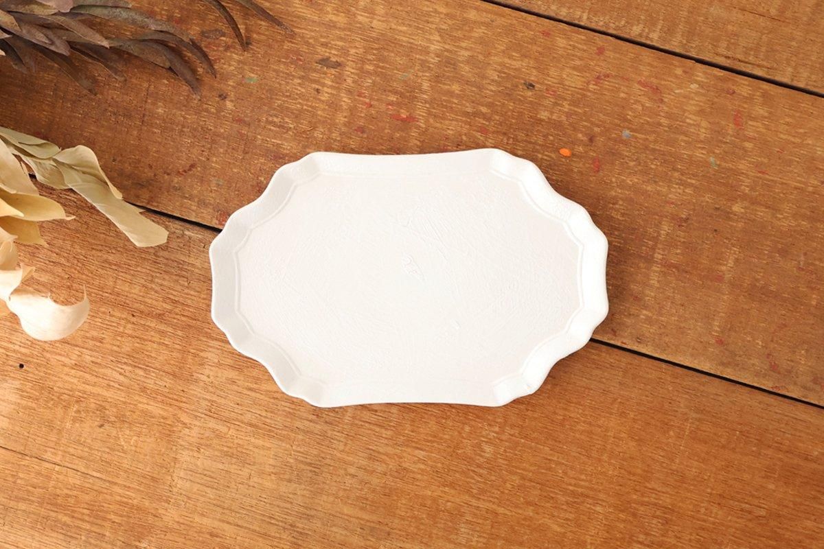 Long Plate creme White | Sushi Plate Mino Ware