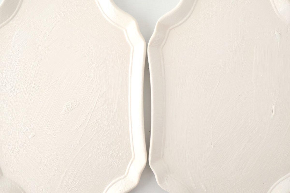 Long Plate creme White | Sushi Plate Mino Ware