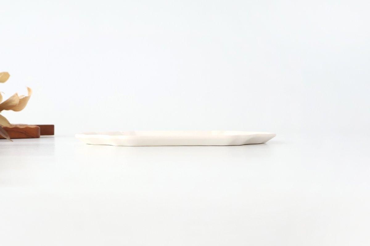 Long Plate creme White | Sushi Plate Mino Ware