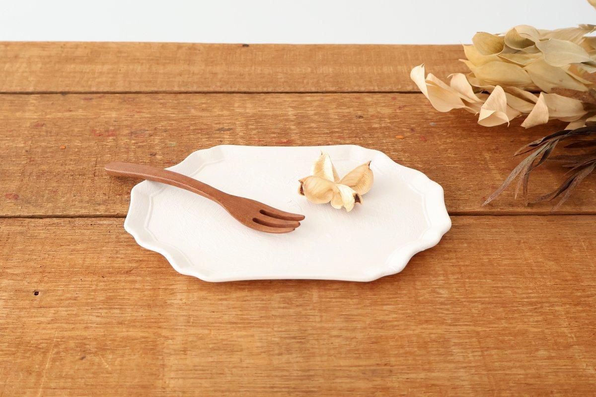 Long Plate creme White | Sushi Plate Mino Ware